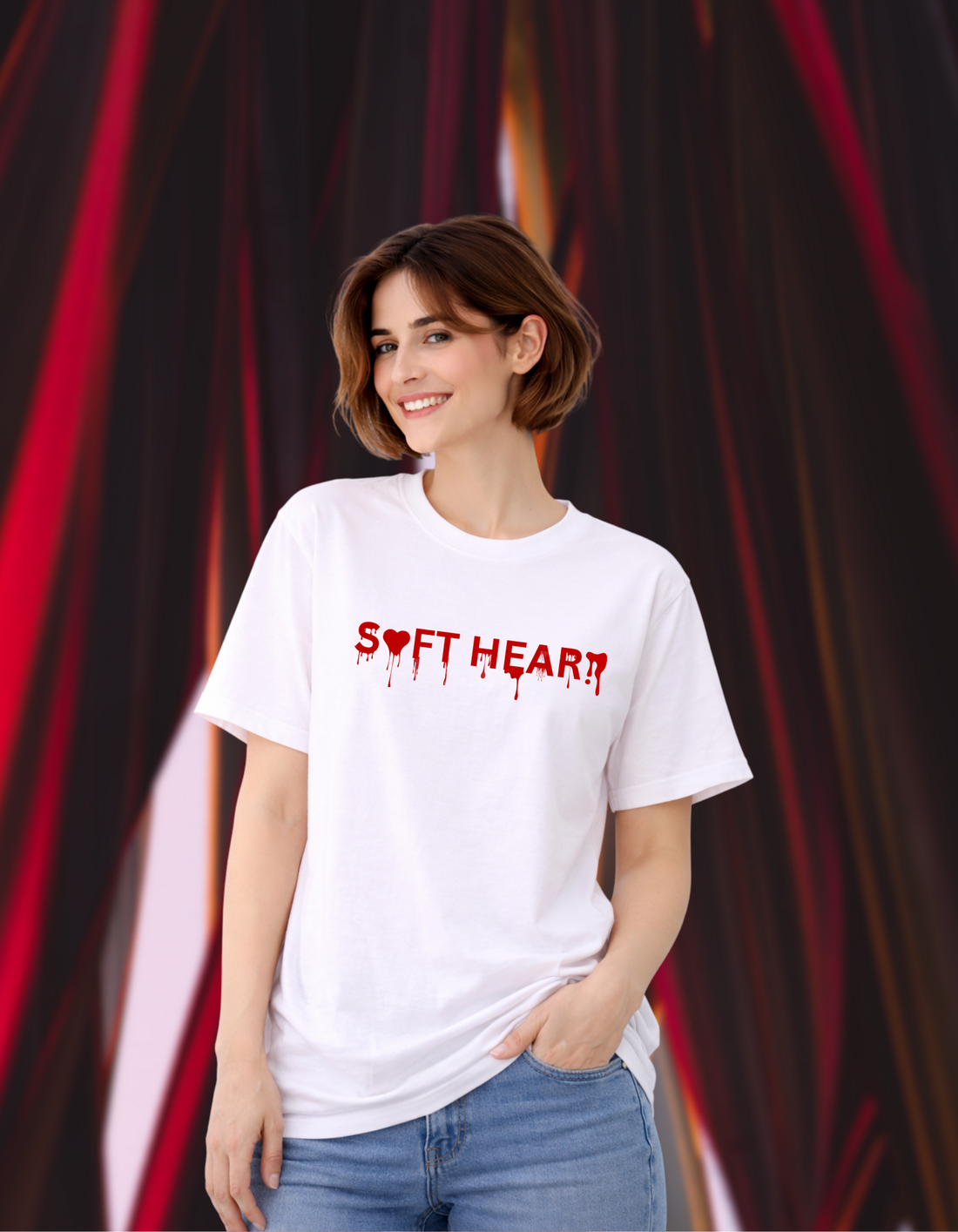 Soft Heart, Sharp Boundaries – Unisex Oversized T-Shirt